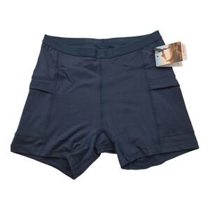 Willit Womens Navy Blue Athletic Cargo Shorts Size Medium Hiking Running Workout